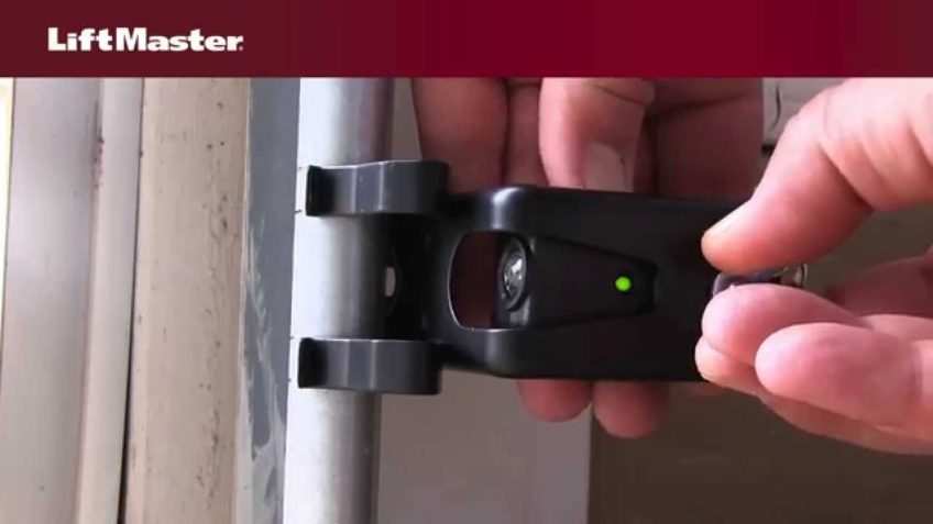 liftmaster - how to align the safety reversing sensors on your garage door